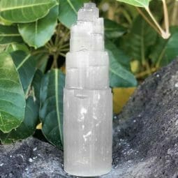 Selenite Tower 30cm (no hole)